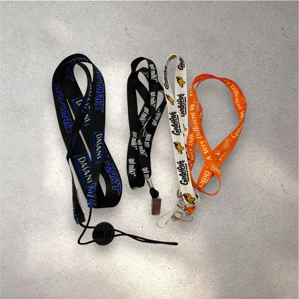 Vintage Lanyard Lot Goldfish Crackers Got Milk Fruity V8 Splash Walmart x Dasani